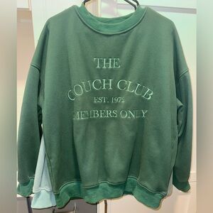 Gilli The Couch Club Green Crewneck Sweatshirt